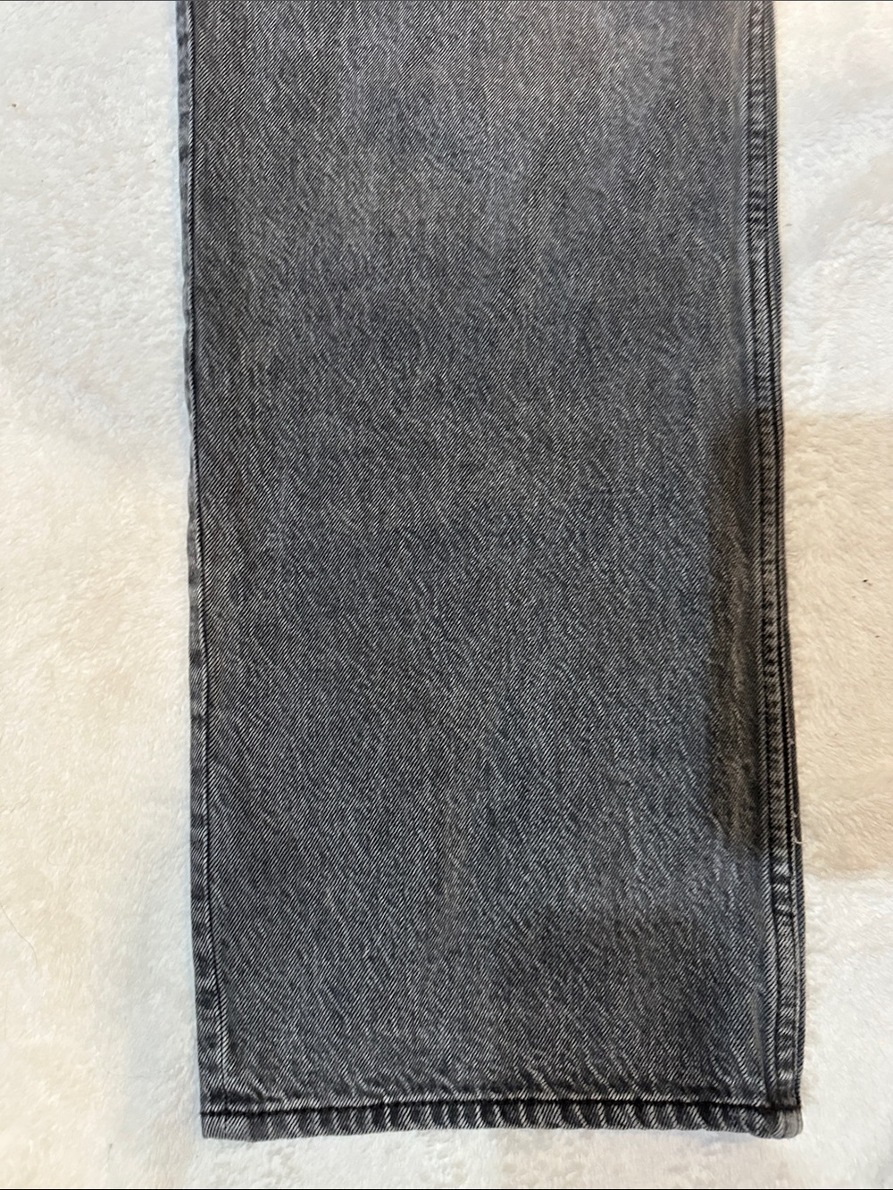 NEW! Abercrombie The Loose High Rise Baggy Jeans 8 Washed Black - Picture 6 of 7